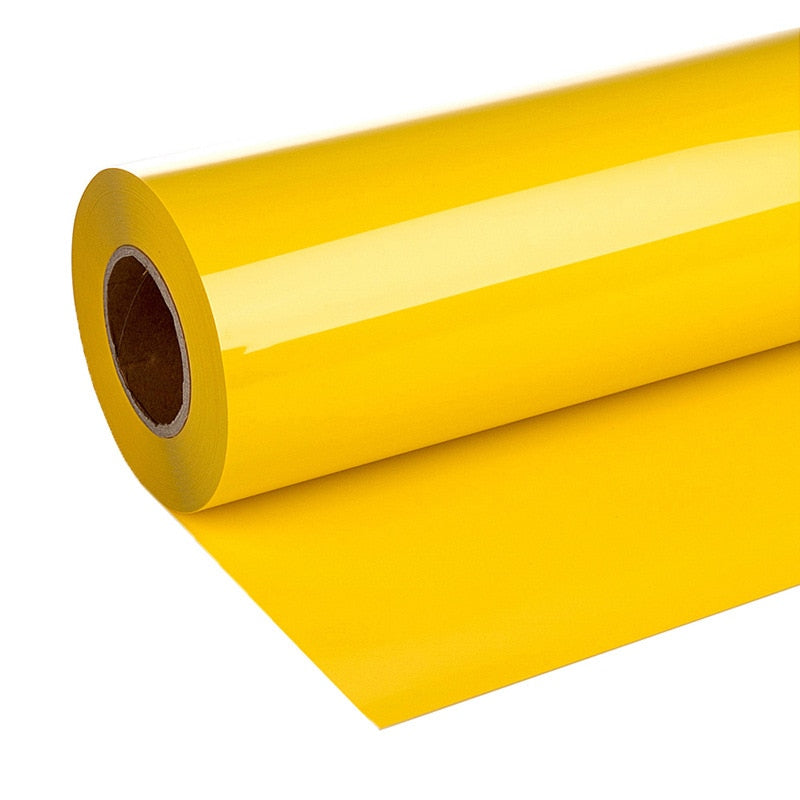 1 Roll PVC Heat Transfer Vinyl 30x150cm - Yellow
