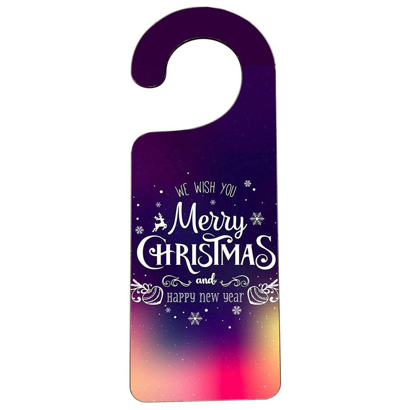 MDF Door Hanger Sublimation Blank with Print