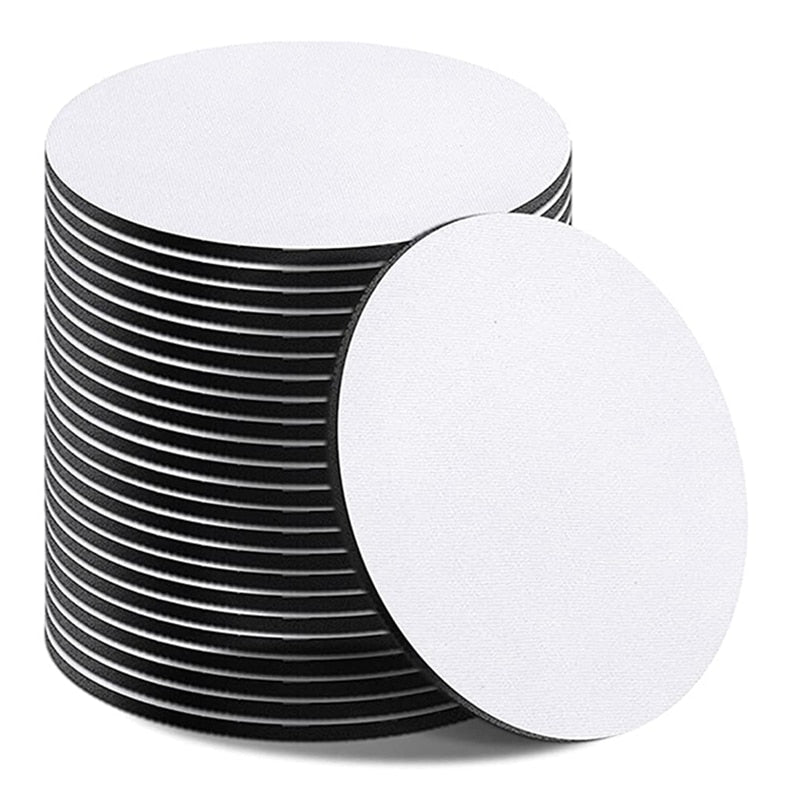 Neoprene Coasters 3.9" Sublimation Blanks - 20pcs