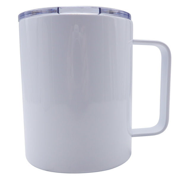 Mugs Stainless Steel with Lid 12oz Sublimation Blanks 